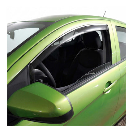 Windabweiser Regenabweiser für Opel Karl 2015-2019 Dunkel Acryl 2tlg