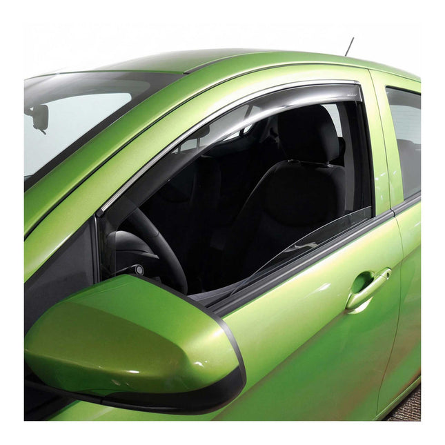 Windabweiser Regenabweiser für Opel Karl 2015-2019 Dunkel Acryl 2tlg