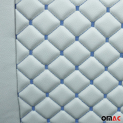 Sitzbezüge Schonbezüge für VW Transporter T4 1990-2003 Kunstleder Grau Blau 1+1