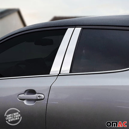 B-Säule Türsäulen Verkleidung für Dodge Neon 2016-2021 Edelstahl Chrom 4tlg