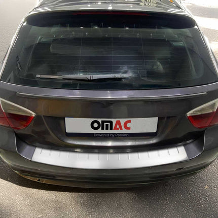 Ladekantenschutz für BMW 3er E91 Touring 2008-2012 Facelift Edelstahl gebürstet