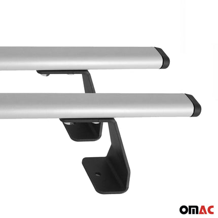 Dachträger Grundtäger für Nissan Primastar 2001-2014 75kg Stahl Silber 2 tlg