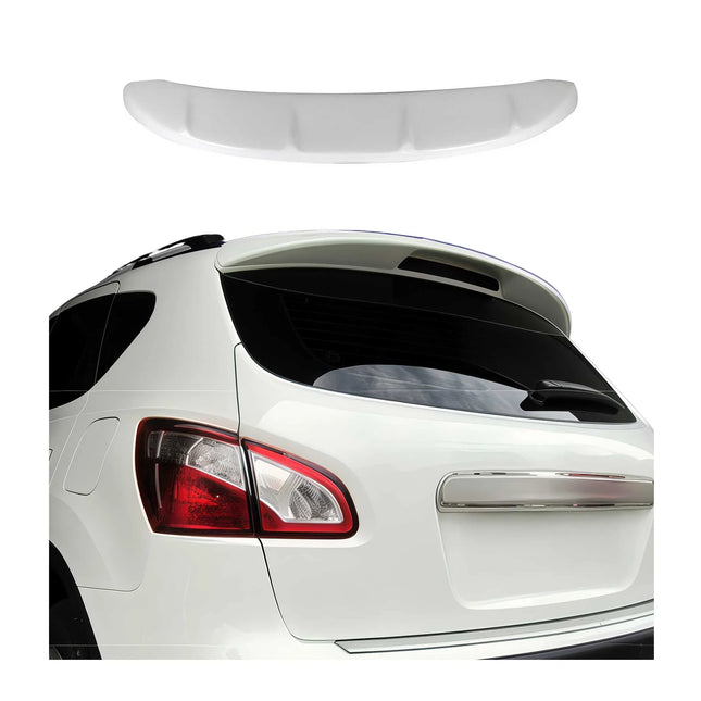Heckspoiler Heckflügel Hecklippe für Nissan Qashqai J10 2006-2014 ABS Weiß 1tlg