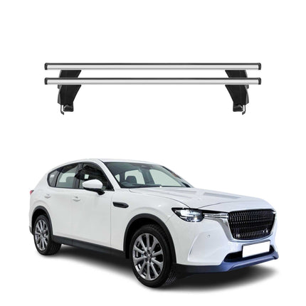 Menabo Dachträger Grundtäger für Mazda CX-60 2022-2026 50kg Alu Silber 2tlg