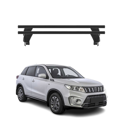 Menabo Dachträger für Suzuki Vitara mk4 2015-2026 50kg Alu Schwarz 2x