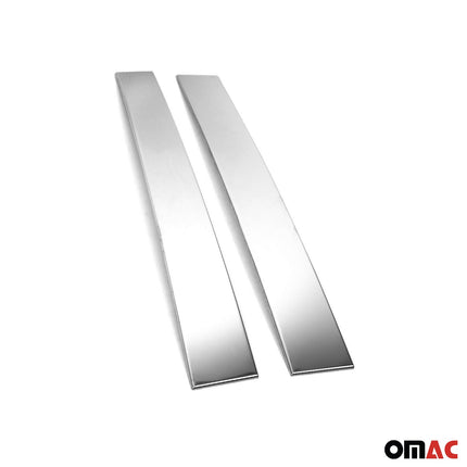 B-Säule Türsäulen Verkleidung für VW Caddy 2003-2015 Edelstahl Chrom 2tlg