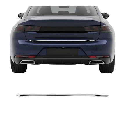 Kofferraumleiste Heckklappe Leiste für Peugeot 508 2018-2025 Edelstahl Chrom