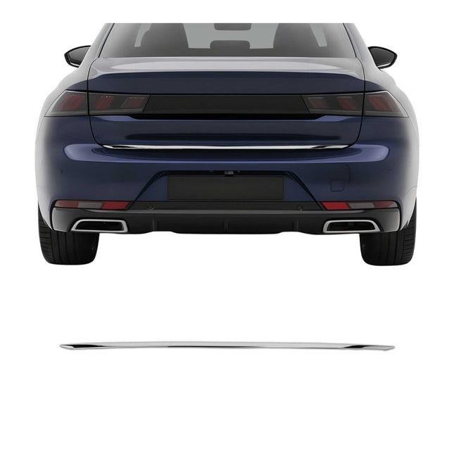 Kofferraumleiste Heckklappe Leiste für Peugeot 508 2018-2025 Edelstahl Chrom