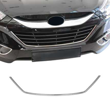 Kühlergrill Leisten Grillleisten für Hyundai ix35 2010-2015 Gebürstet Chrom 1tlg