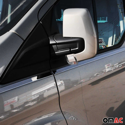 Fensterleisten Zierleisten für Ford Tourneo Custom V362 2013-2023 Chrom 8x