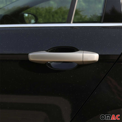 Türgriff Blende Chrom für VW Touareg 2010-2015 Gebürstet Silber 8x