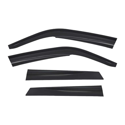 4x Windabweiser Regenabweiser für Opel Vectra B 1995-2003 Acryl Dunkel