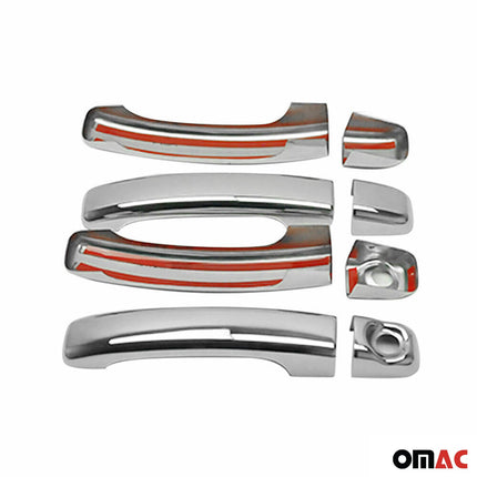 Türgriff Blende Türgriffkappen für Opel Vivaro B 2014-2019 Edelstahl Silber 8tlg