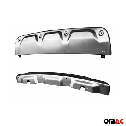 Heckdiffusor & Vorne Stoßstange Diffusor für Honda CR-V 2012-2016 Edelstahl 2tlg