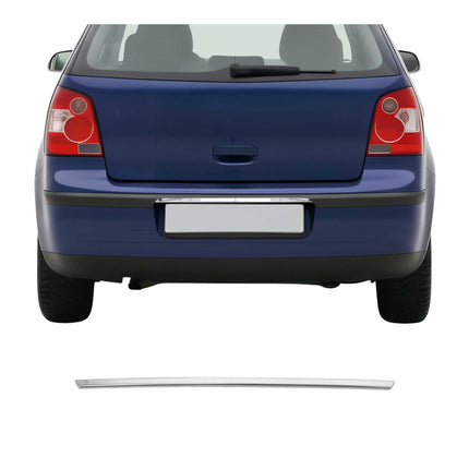 Kofferraumleiste Heckklappe Leiste für VW Polo 2001-2009 Untere Chrom Edelstahl