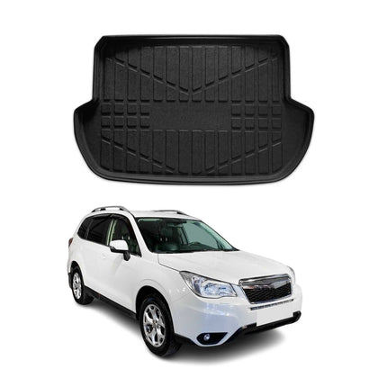 Kofferraumwanne Laderaumwanne für Subaru Forester IV 2013-2018 TPE Gummi Schwarz