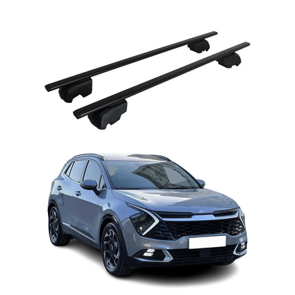 Dachträger Gepäckträger für Kia Sportage NQ5 2023-2026 ABE Metall Schwarz 2x