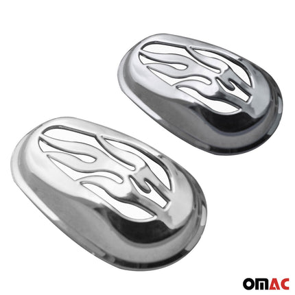 Blinkerrahmen Signalblende Seitenblinker für Fiat Linea 2007-2012 Chrom ABS 2x