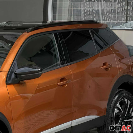 Fensterleisten Zierleisten für Peugeot 2008 2019-2026 Edelstahl Dunkel 6tlg