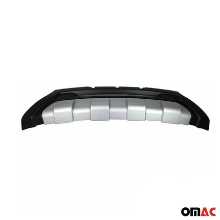 Heckdiffusor Stoßstange Heckansatz für Hyundai ix35 2010-2012 Silber Schwarz 2x