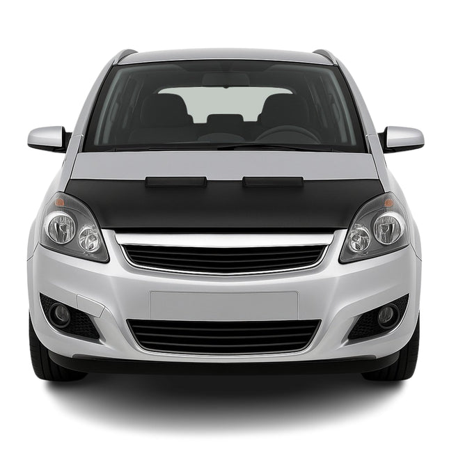 Haubenbra Steinschlagschutz Bonnet Bra für Opel Zafira B 2005-2014 Schwarz Halb