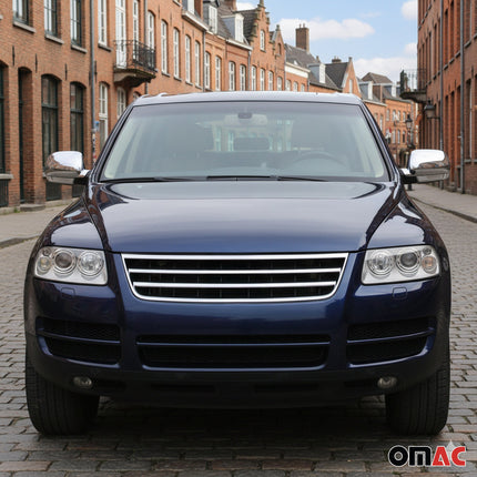 Spiegelkappen Spiegelabdeckung für VW Touareg 2002-2010 Edelstahl Chrom 2tlg
