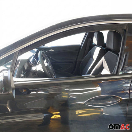 Windabweiser Regenabweiser für Opel Astra K Kombi 2015-2021 Dunkel Acryl 2tlg