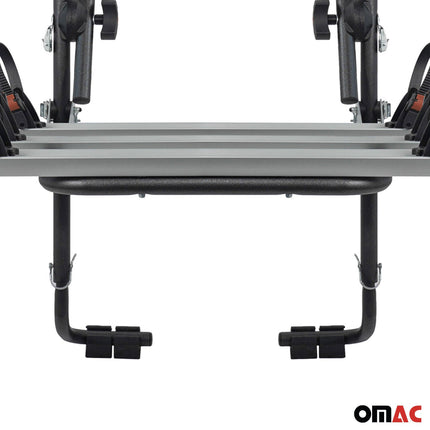 Menabo Fahrradträger 3 Fahrräder für Opel Corsa 2000-2026 Alu Schwarz Silber