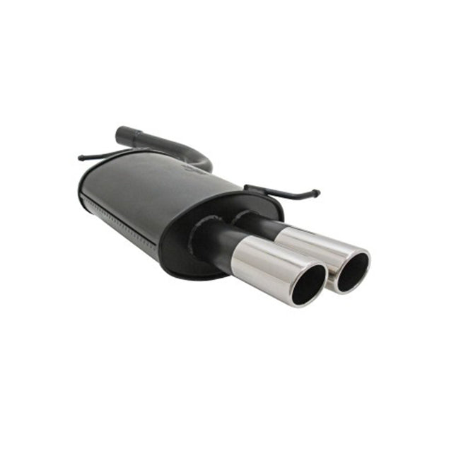 Novus Sportauspuff für Audi A4 B6 / 8E 2x76mm SR-Design Endschalldämpfer mit ABE