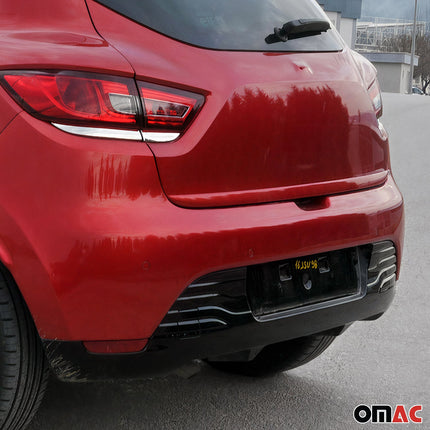 Kofferraumleiste Heckklappe Leiste für Renault Clio 2012-2019 Edelstahl Rot 1tlg