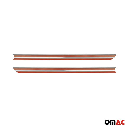 Kühlergrill Leisten Grillleisten für Hyundai Getz 2002-2011 Edelstahl Chrom 2x