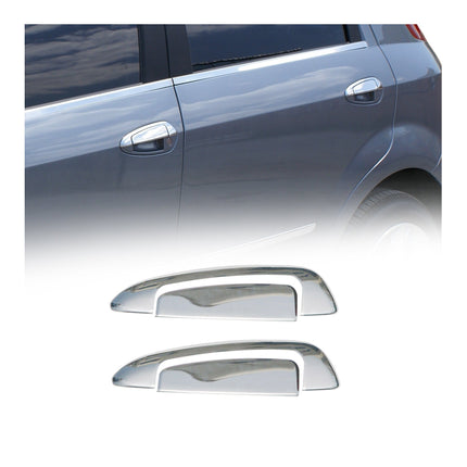 Chrom Türgriff Blende für Fiat Grande Punto 2005-2009 2Tür Edelstahl 4tlg