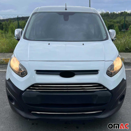 Kühlergrill Leisten Grillleisten für Ford Connect 2014-2019 Edelstahl Chrom 4x