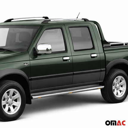 Chrom Türgriff Blende für Nissan Navara 1998-2004 2-Tür Edelstahl 2tlg