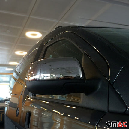 Spiegelkappen Spiegelabdeckung für Nissan Micra 2010-2017 Edelstahl Chrom 2tlg