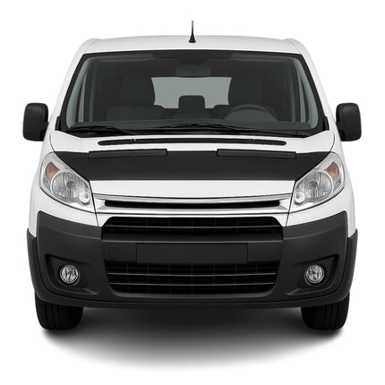 Haubenbra Steinschlagschutz Bonnet Bra für Citroen Jumpy 2007-2017 Schwarz Halb