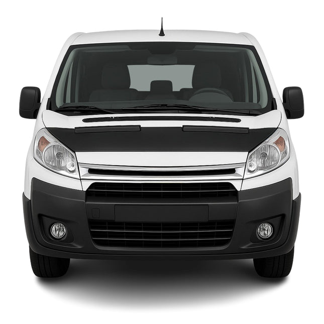 Haubenbra Steinschlagschutz Bonnet Bra für Citroen Jumpy 2007-2017 Schwarz Halb