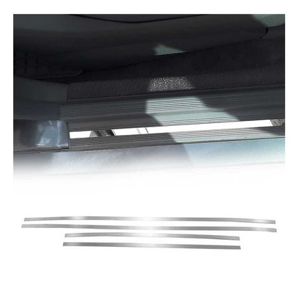 Einstiegsleisten Türschweller für Mercedes W201 1982-1993 Edelstahl Chrom 4tlg