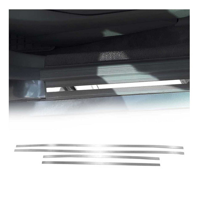 Einstiegsleisten Türschweller für Mercedes W201 1982-1993 Edelstahl Chrom 4tlg