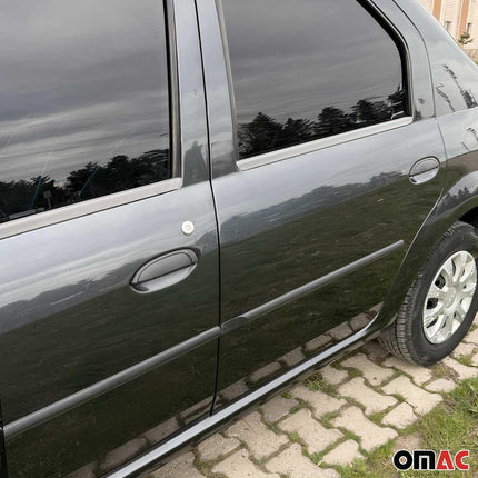 Fensterleisten Zierleisten für Dacia Logan MCV Kombi 2006-2012 Edelstahl 4tlg