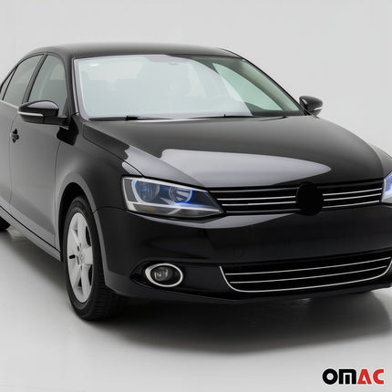 Nebelscheinwerfer Rahmen Umrandung für VW Jetta 2010-2014 Edelstahl Chrom 2tlg