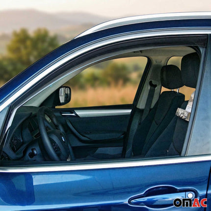 Windabweiser Regenabweiser für BMW X3 F25 2010-2017 Dunkel Acryl 2tlg