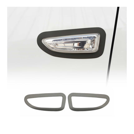 Blinkerrahmen Signalblende Seitenblinker für Opel Astra J 2010-2015 Chrom Dunkel