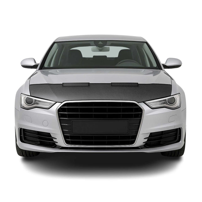 Haubenbra Steinschlagschutz Bonnet Bra für Audi A6 C7 2011-2018 Carbon Halb
