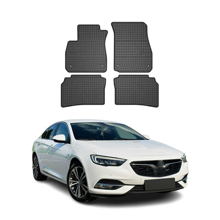 OMAC Gummi Fußmatten für Opel Insignia B 2017-2022 Automatten Gummi Schwarz 4tlg