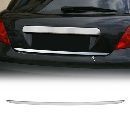 Kofferraumleiste Heckleiste für Peugeot 207 2006-2015 Untere Chrom Edelstahl