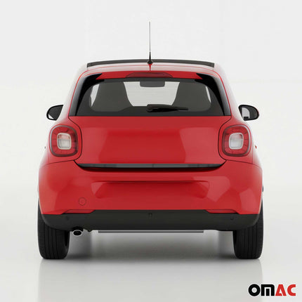 Kofferraumleiste Heckleiste für Smart ForTwo 453 2015-2021 Edelstahl Dunkel