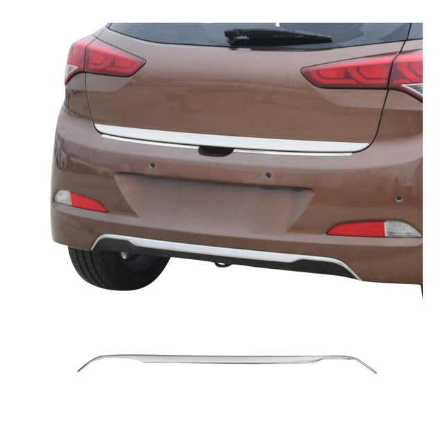 Kofferraumleiste Heckklappe Leiste für Hyundai i20 2014-2018 Edelstahl Chrom 1x