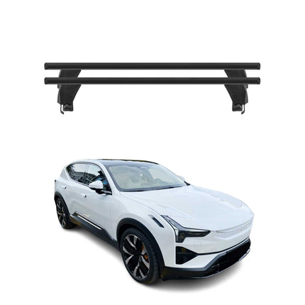 Menabo Dachträger Grundträger für Polestar 2 2020-2026 Alu Schwarz 2tlg