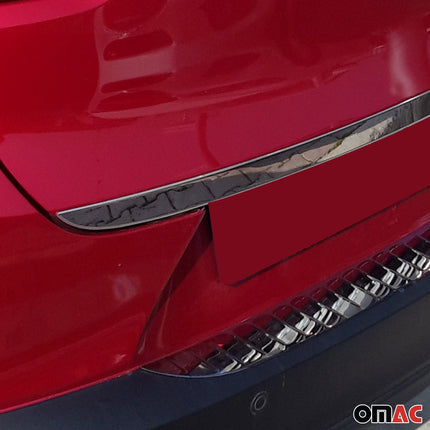 Kofferraumleiste Heckleiste für Mazda CX-3 2015-2019 Untere Edelstahl Chrom